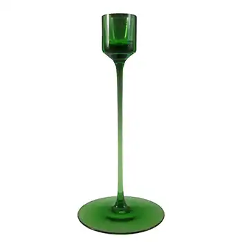 Wedgwood "Sandringham" Green Glass 6.5" Candlestick RSW22/2