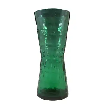 Alsterfors #AV422 Swedish / Scandinavian Green Glass Vase