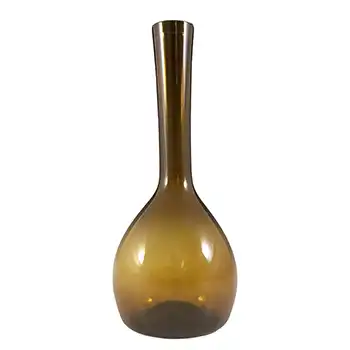Elme Vintage Swedish/Scandinavian Amber Glass Vase