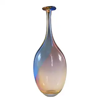 SIGNED Kosta Boda "Fidji" Glass Vase by Kjell Engman
