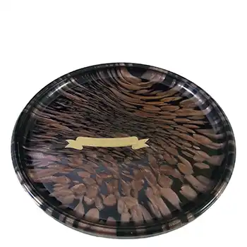 LABELLED V Nason & C Murano Aventurine Glass Bowl/Dish