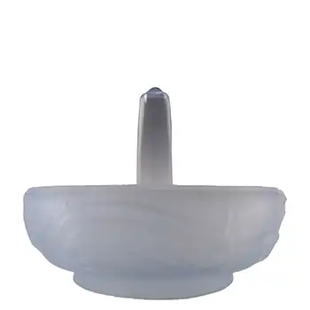 Walther & Söhne Art Deco Blue Glass 'Nymphen' Ring Holder Dish