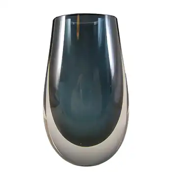 Whitefriars #9496 Indigo Cased Glass Vase