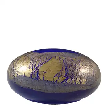 Isle of Wight Studio / Harris 'Azurene Blue' Glass Paperweight