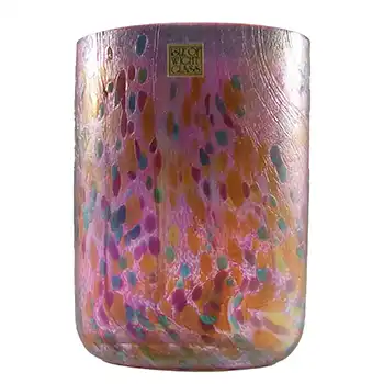 Isle of Wight Studio 'Summer Fruits' Cranberry Glass Vase