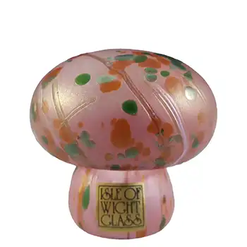 Isle of Wight Studio / Harris 'Meadow Garden' Glass Mushroom
