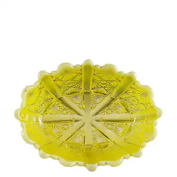 Davidson Primrose Pearline Glass 'Lady Chippendale' Bowl