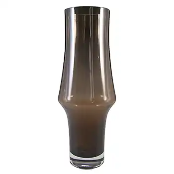 Riihimaki #1377 Riihimaen Lasi Oy Brown Glass Vase