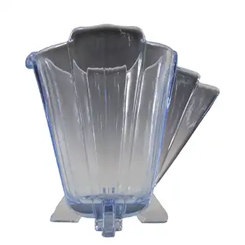 Stölzle #19269 Vintage Czech Art Deco Blue Glass Creamer / Jug