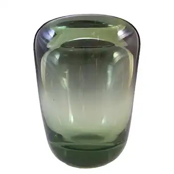 Whitefriars #9364 William Wilson Sea Green Glass Vase