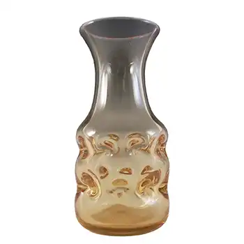 Whitefriars #9863 Vintage Gold FLC Glass Dimpled Vase