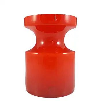 Alsterfors #S5014 Red Cased Glass Vase - Signed Per Ström '68