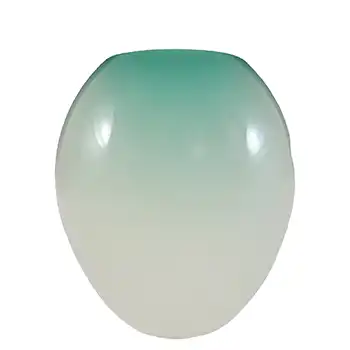 Archimede Seguso Alabastro Green Glass Ovoid Vase - Labelled