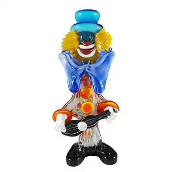 Murano / Franco Toffolo Vintage Glass Clown Figurine
