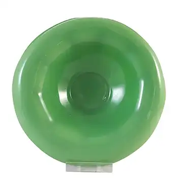 Davidson #248D Art Deco 1930's Jade Green Glass Bowl