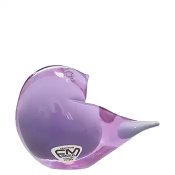 LABELLED FM Konstglas / Ronneby Neodymium Glass Bird