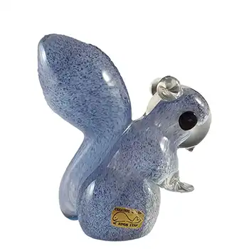 LABELLED Creative Glass of King's Lynn British Blue Squirrel