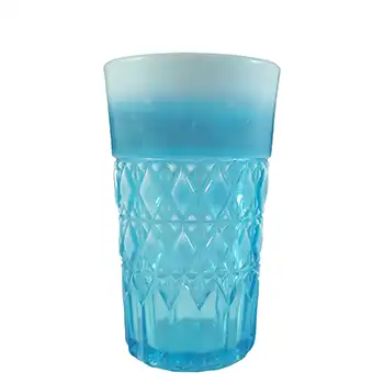 Davidson Blue Pearline Glass 'Prince William' Tumbler