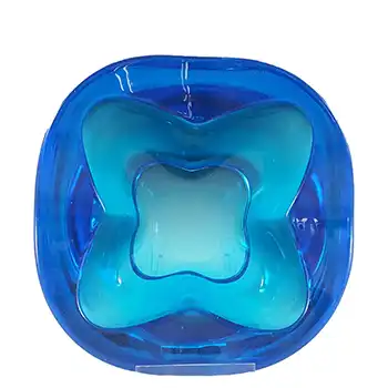 Rosice #1145 Sklo Union Blue Glass Ashtray Bowl by Rudolf Jurnikl