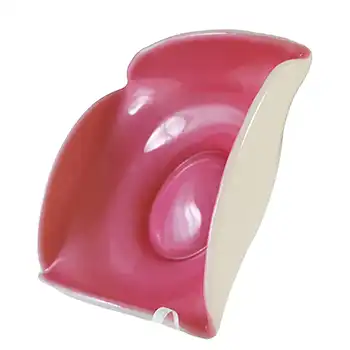 Victorian Uranium Custard Glass Pink & Ivory Cased Bowl