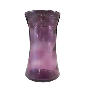 Thomas Webb Amethyst / Purple  Glass 'Venetian Ripple' Vase