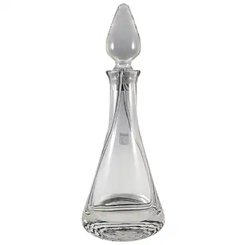 Caithness Black & White Glass 'Charisma' Striped Decanter / Bottle