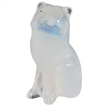 BOXED Kosta Glass / Svenskt Glas WWF Fox Sculpture by Paul Hoff
