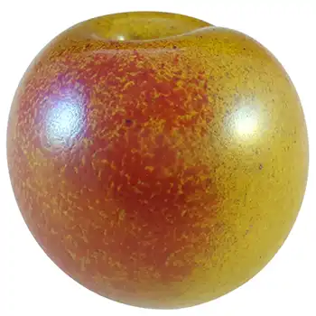 SIGNED & LABELLED Phoenician Apple Paperweight Sculpture