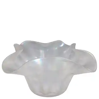 John Walsh Victorian Art Nouveau Iridescent Glass Posy Bowl/Vase