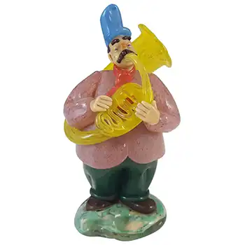 Zelezny Brod Sklo (ZBS) Czech Glass Figurine by Jaroslav Brychta