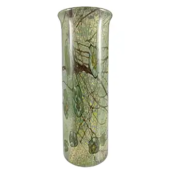Isle of Wight Studio/Harris 'Garden' Green Glass Vase