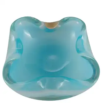LABELLED Seguso Dalla Venezia Murano Glass Bowl