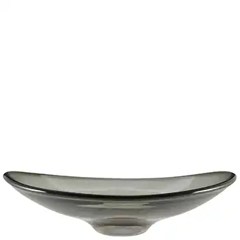 Whitefriars #9663 Willow Grey Vintage Glass Bowl