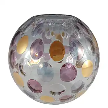 Borske Sklo Glass 'Nemo' Globe Vase by Max Kannegiesser