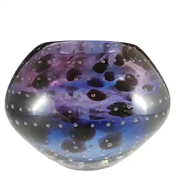 Chinese Murano Style Purple & Blue Sommerso Glass Bowl