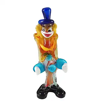 Murano / Franco Toffolo Retro Glass Clown Figurine