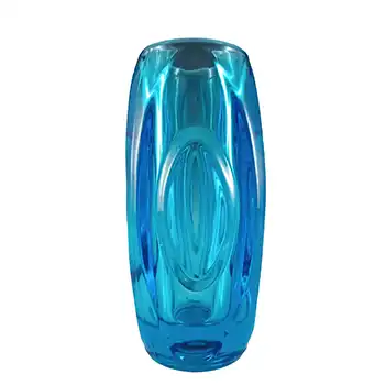Rosice #914 Sklo Union Glass Lens Vase Rudolf Schrötter