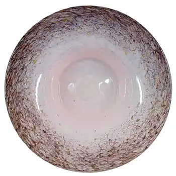 Monart UB.VII Pink Copper Aventurine Vintage Glass Bowl