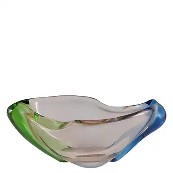 Mstisov Czech Vintage Glass Romana Bowl by Hana Machovská