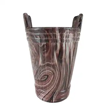 Sowerby #1258 Victorian Purple Malachite / Slag Glass Spill Vase