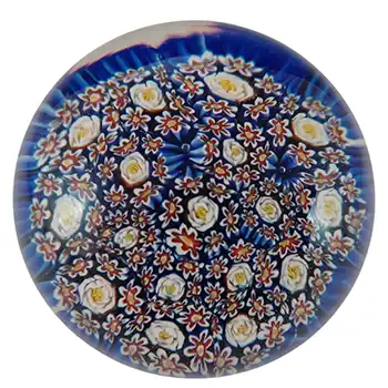 Murano Vintage ALT / Webb Continental Millefiori Glass Paperweight