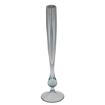 Whitefriars #9243 Sapphire Blue Glass Vintage Stem Vase