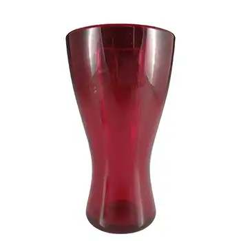 Whitefriars #9505 Geoffrey Baxter Ruby Red Glass Chalice Vase