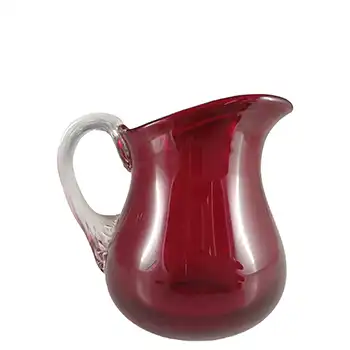 Whitefriars #9563 Vintage Ruby Red Glass Creamer Jug