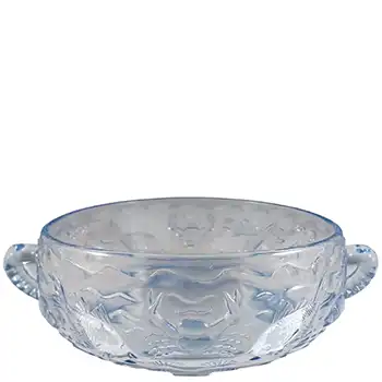 Bagley #3000 Large Art Deco Blue Glass 'Marine' Bowl