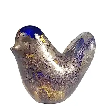 Isle of Wight Studio / Harris 'Azurene Blue' Glass Bird