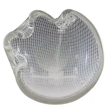 Harrachov Czech / Bohemian White Lattice Glass 'Harrtil' Bowl