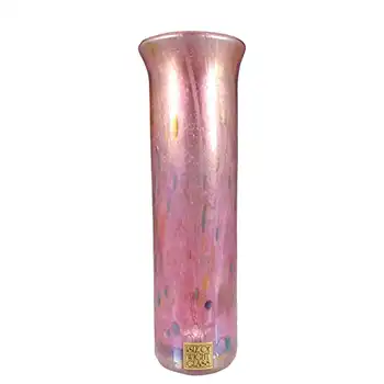 Isle of Wight Studio / Michael Harris 'Summer Fruits' Pink Glass Vase