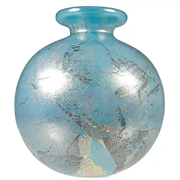 Isle of Wight Studio 'Azurene Turquoise' Glass Perfume Bottle / Vase