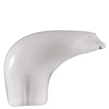MARKED Wedgwood White Glass Polar Bear Sculpture RSW267